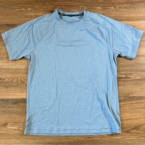 Public Rec T Shirt Men Large Crewneck Stretch Performance Short Sleeve Blue Tee‎
